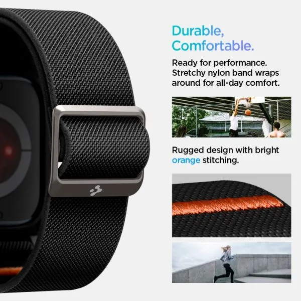 Λουράκι με Θήκη Apple Watch 11/10 46mm Spigen Lite Fit Pro Matte Black (ACS08609) - Image 12